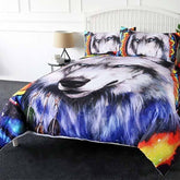 White Wolf Bedding Set | Wolf-Horde-Simple (172x218)-